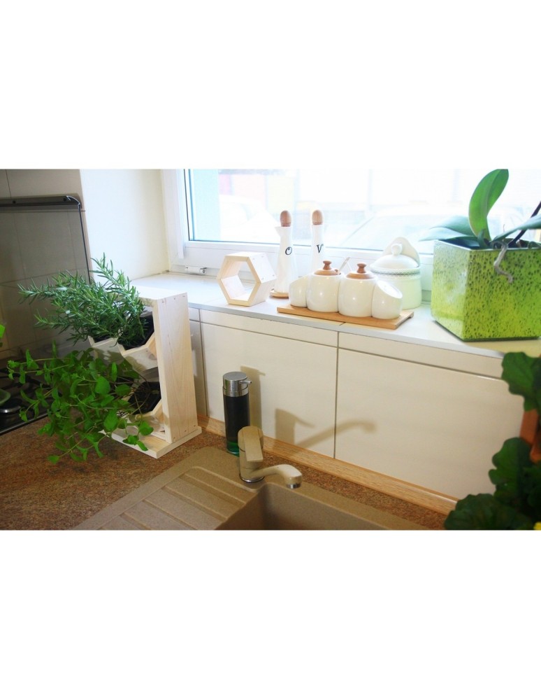 Grządki i Warzywniaki - Drewniane kwietniki wertykalne RD-8/2x2 - Białe - product b2b.wamar.biz 6