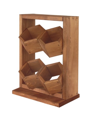 Grządki i Warzywniaki - Drewniane kwietniki wertykalne RD-8/2x2 - Olcha - product 3