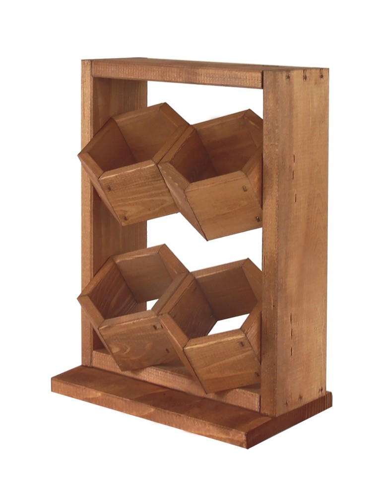 Grządki i Warzywniaki - Drewniane kwietniki wertykalne RD-8/2x2 - Olcha - product b2b.wamar.biz 3