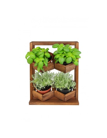 Grządki i Warzywniaki - Drewniane kwietniki wertykalne RD-8/2x2 - Olcha - product 8