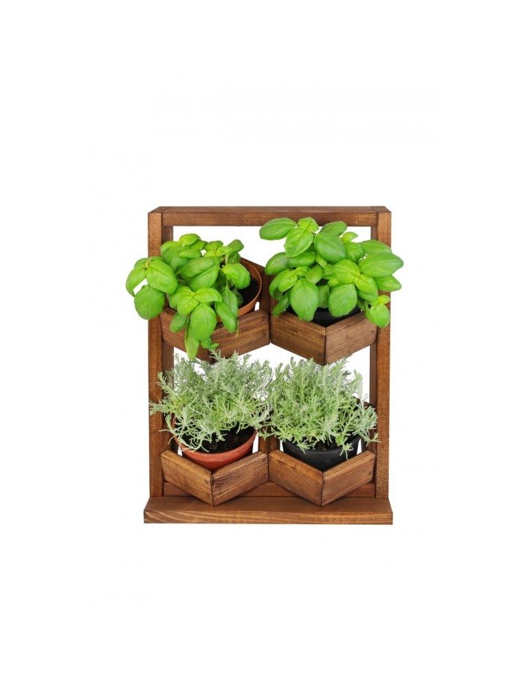 Grządki i Warzywniaki - Drewniane kwietniki wertykalne RD-8/2x2 - Olcha - product b2b.wamar.biz 8
