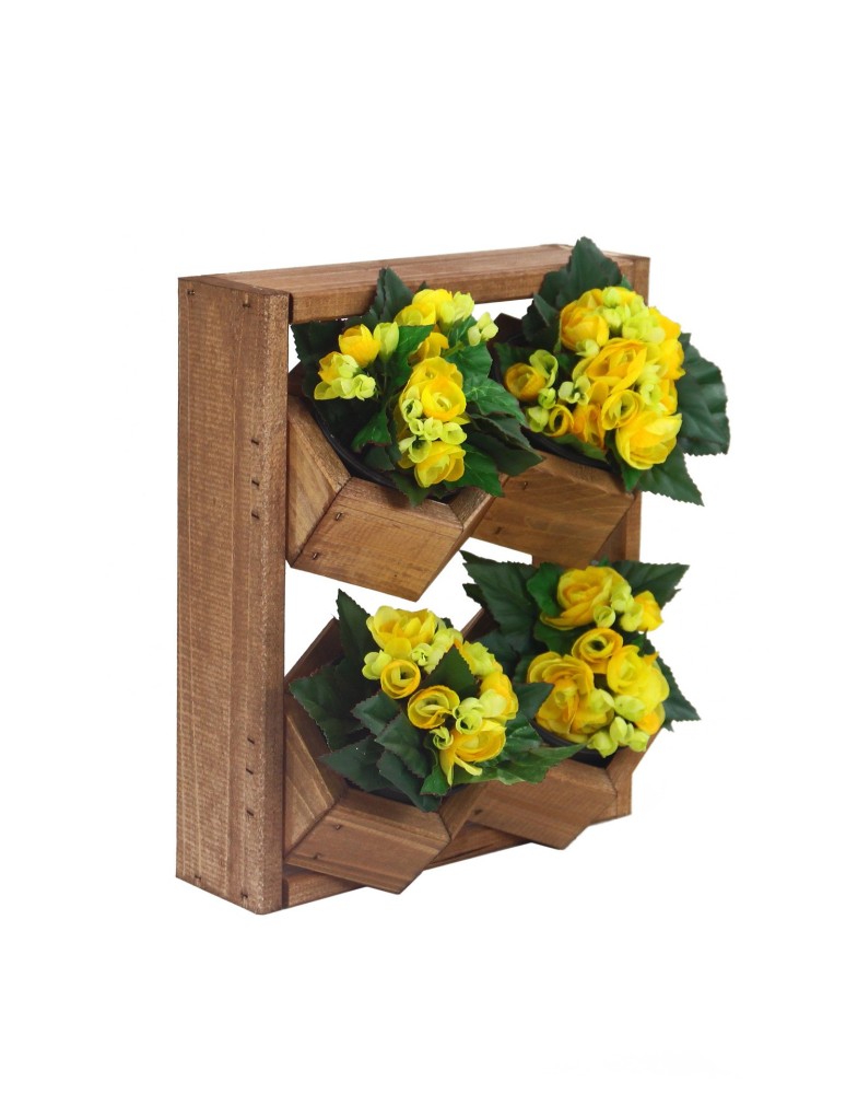 Grządki i Warzywniaki - Drewniane kwietniki wertykalne RD-8/2x2 - Olcha - product b2b.wamar.biz 10