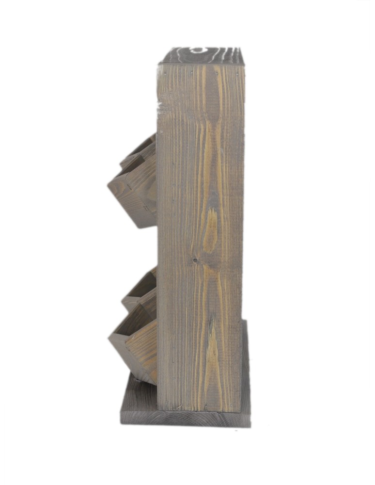 Grządki i Warzywniaki - Drewniane kwietniki wertykalne RD-8/2x2 - Szare - product b2b.wamar.biz 3