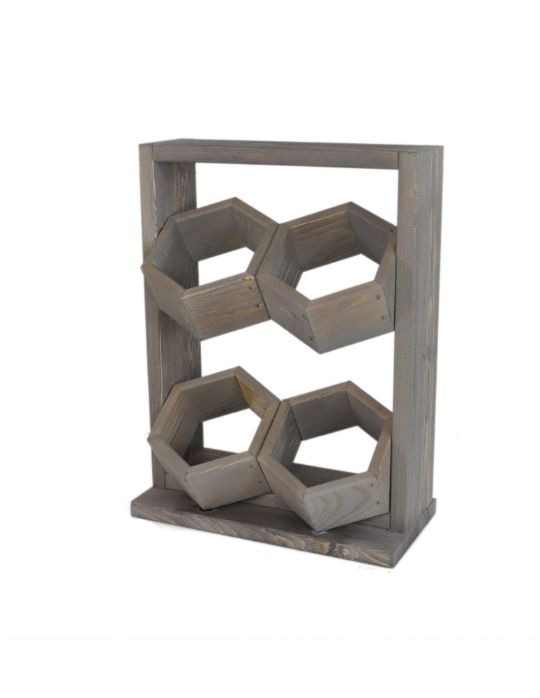 Grządki i Warzywniaki - Drewniane kwietniki wertykalne RD-8/2x2 - Szare - product b2b.wamar.biz 5