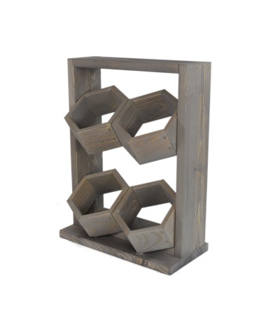 Grządki i Warzywniaki - Drewniane kwietniki wertykalne RD-8/2x2 - Szare - product 6