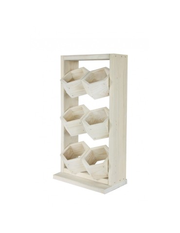 Grządki i Warzywniaki - Kwietniki Drewniane Wertykalne RD-8/2x3 - Wykończenie naturalne - product 3