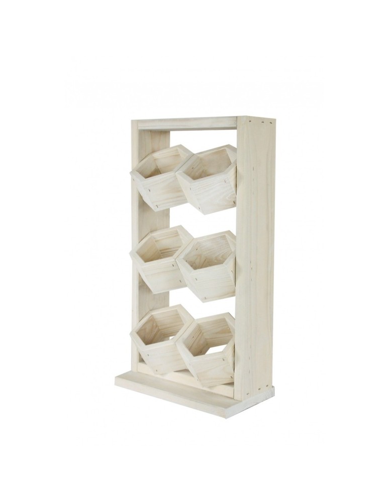 Grządki i Warzywniaki - Kwietniki Drewniane Wertykalne RD-8/2x3 - Wykończenie naturalne - product b2b.wamar.biz 3