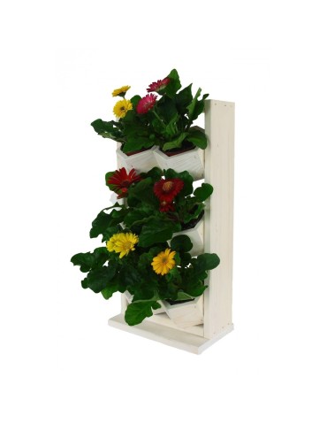 Grządki i Warzywniaki - Kwietniki Drewniane Wertykalne RD-8/2x3 - Wykończenie naturalne - product 4