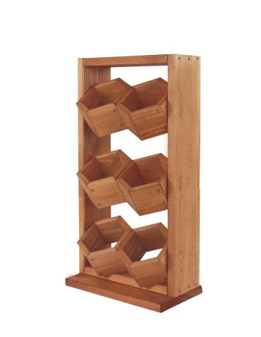 Grządki i Warzywniaki - Drewniane kwietniki wertykalne RD-8/2x3 - Olcha - product 3