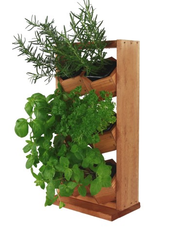 Grządki i Warzywniaki - Drewniane kwietniki wertykalne RD-8/2x3 - Olcha - product 7