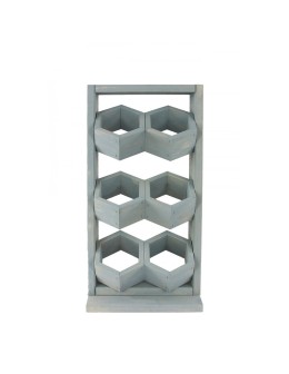 Drewniane kwietniki wertykalne RD-8/2x3 - Szare - product 2