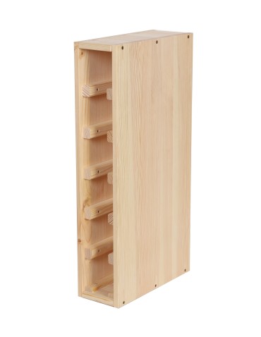 Modułowy Słupek na Wino RW61 (Na 6 Butelek) – Naturalne Drewno - product 2