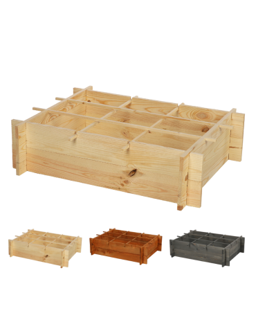 Drewniana grządka podwyższana ZP05 /60x78 cm/ Naturalna