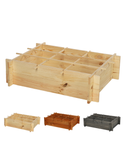 Drewniana grządka podwyższana ZP05 /60x78 cm/ Naturalna