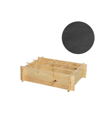 Uprawowe skrzynie ogrodowe- Warzywniaki- skrzynia do uprawy - Drewniana grządka podwyższana ZP05 /60x78 cm/ Naturalna - product 4