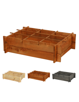 Drewniana grządka podwyższana ZP05 /60x78 cm/ Brązowa