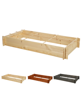 Drewniana grządka podwyższana ZP05 /80x148 cm/ Naturalna