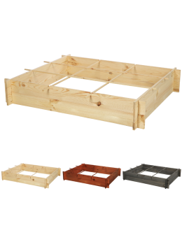 Drewniana grządka podwyższana ZP05 /100x118 cm/ Naturalna