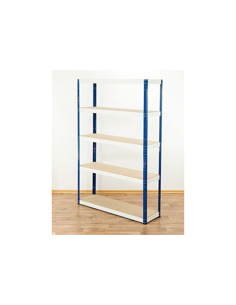 Regały - Regał Helios 196x120x35 cm 5 półek/275kg Czarno-Pomarańczowy - product b2b.wamar.biz 25