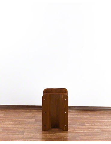 Regały - Drewniany regał na wino z półką - RW31 /na 6 butelek/ Brązowy - product 5