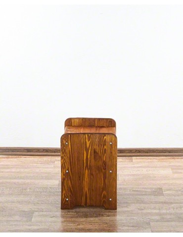 Regały - Drewniany regał na wino z półką - RW31 /na 6 butelek/ Olcha - product 5