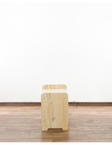 Regały - Drewniany regał na wino z półką - RW31 /na 8 butelek/ Naturalny - product 5