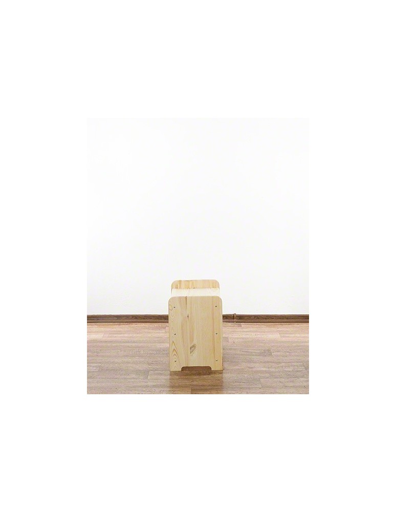 Regały - Drewniany regał na wino z półką - RW31 /na 8 butelek/ Naturalny - product b2b.wamar.biz 5