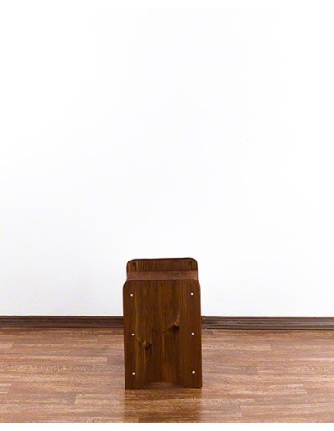 Regały - Drewniany regał na wino z półką - RW31 /na 8 butelek/ Brązowy - produkt 5