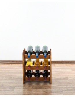 Drewniany regał na wino - RW31 /na 9 butelek/ Olcha - product 2