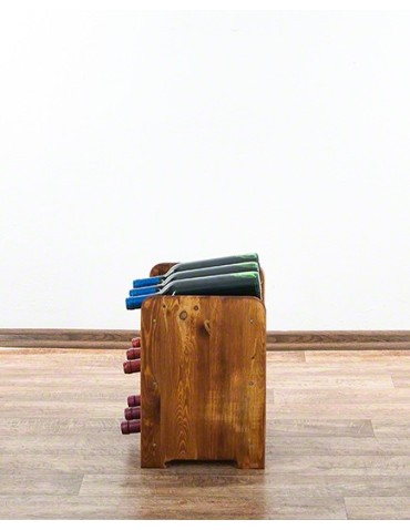 Regały - Drewniany regał na wino - RW31 /na 9 butelek/  Olcha - product 6