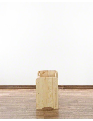 Regały - Drewniany regał na wino - RW31 /na 12 butelek/ Naturalny - product 5