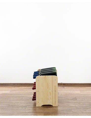 Regały - Drewniany regał na wino - RW31 /na 12 butelek/ Naturalny - product 6