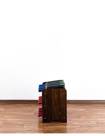 Regały - Drewniany regał na wino - RW31 /na 12 butelek/ Brązowy - product 6