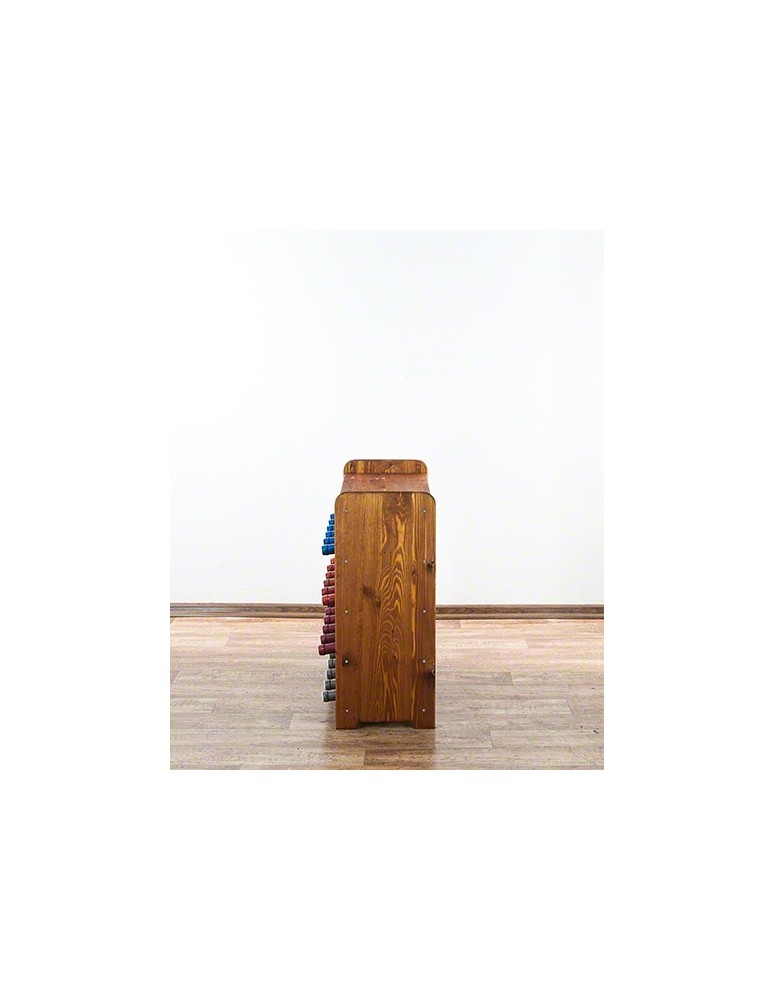 Regały - Drewniany regał na wino z półką - RW31 /na 24 butelki/ Olcha - product b2b.wamar.biz 7