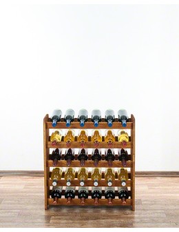 Drewniany regał na wino - RW31 /na 30 butelek/Olcha - product 2