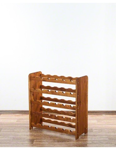 Regały - Drewniany regał na wino - RW31 /na 30 butelek/Olcha - product 4