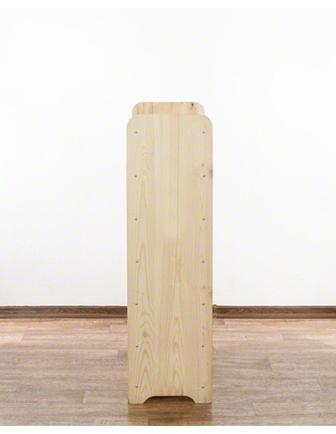 Regały - Drewniany regał na wino z półką - RW31 /na 36 butelek/ Naturalny - product 5