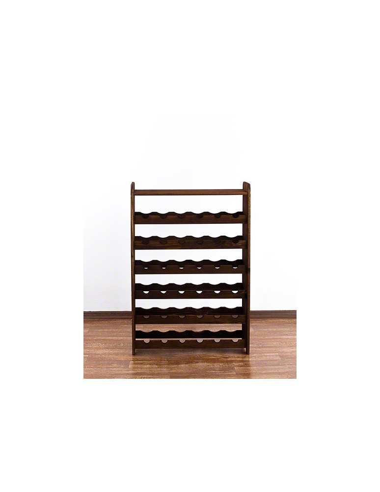 Regały - Drewniany regał na wino z półką - RW31 /na 36 butelek/ Brązowy - product b2b.wamar.biz 3