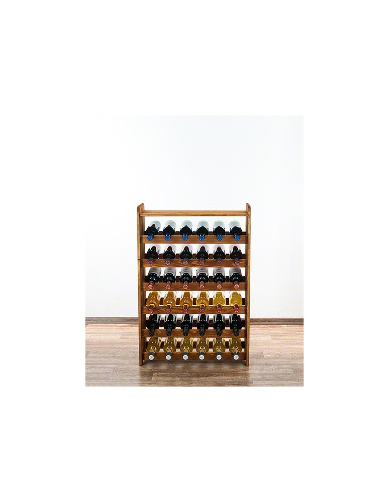 Regały - Drewniany regał na wino z półką - RW31 /na 36 butelek/ Olcha - product b2b.wamar.biz 10