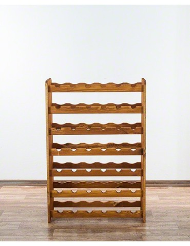 Regały - Drewniany regał na wino - RW31 /na 42 butelki/ Olcha - produkt 3