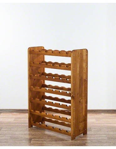 Regały - Drewniany regał na wino - RW31 /na 42 butelki/ Olcha - produkt 4
