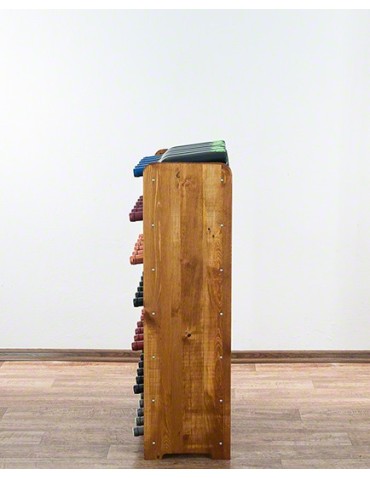 Regały - Drewniany regał na wino - RW31 /na 42 butelki/ Olcha - produkt 6