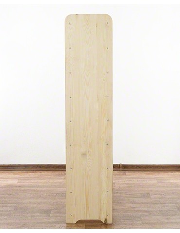 Regały - Drewniany regał na wino z półką - RW31 /na 56 butelek/ Naturalny - product 5