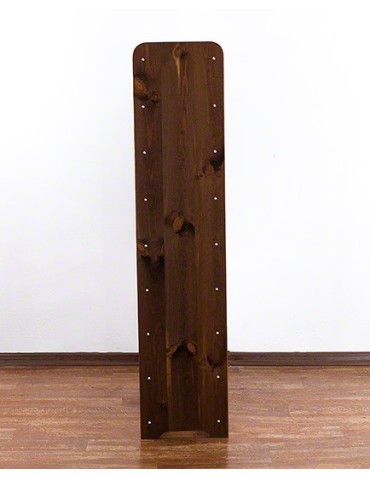 Regały - Drewniany regał na wino z półką - RW31 /na 56 butelek/ Brązowy - produkt 5