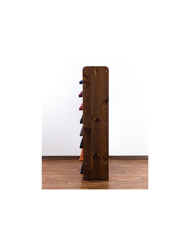 Regały - Drewniany regał na wino z półką - RW31 /na 56 butelek/ Brązowy - produkt b2b.wamar.biz 6