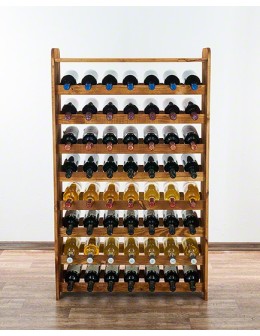 Drewniany regał na wino z półką - RW31 /na 56 butelek/ Olcha - product 2