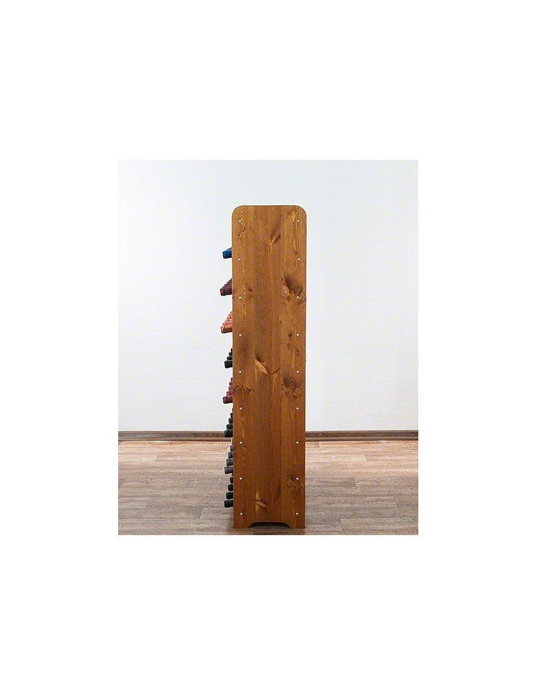 Regały - Drewniany regał na wino z półką - RW31 /na 56 butelek/ Olcha - product b2b.wamar.biz 6