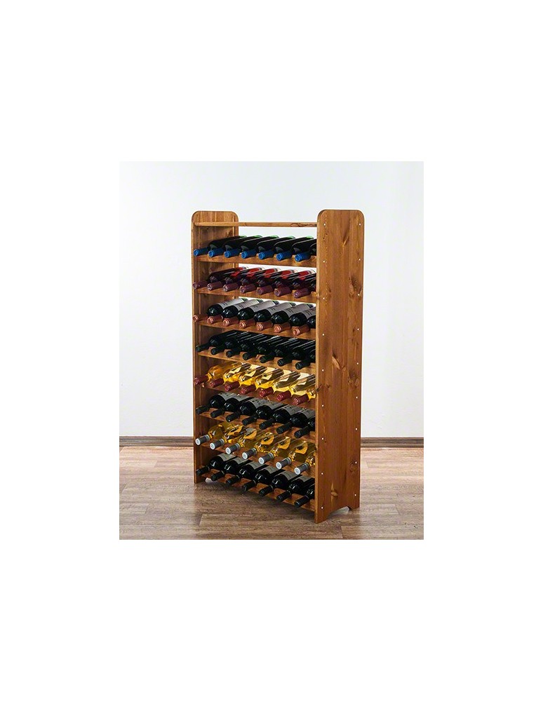Regały - Drewniany regał na wino z półką - RW31 /na 56 butelek/ Olcha - product b2b.wamar.biz 7