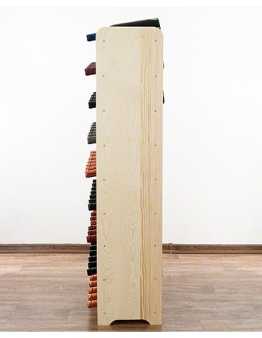 Regały - Drewniany regał na wino - RW31 /na 63 butelki/ Naturalny - produkt 6