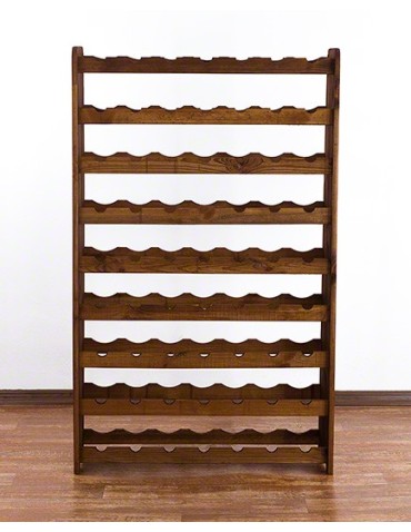 Drewniany regał na wino - RW31 /na 63 butelki/ Brązowy - product 2